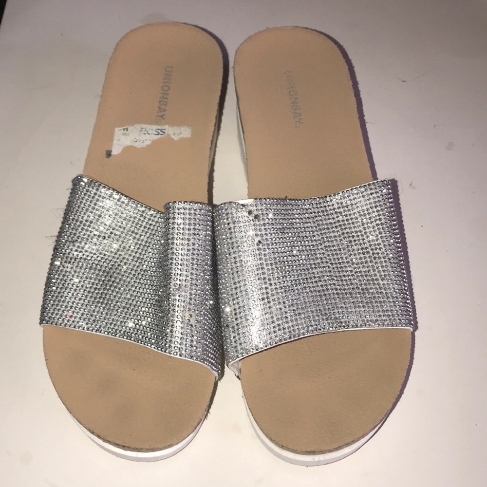 Women's Rhinestone Slide Sandals